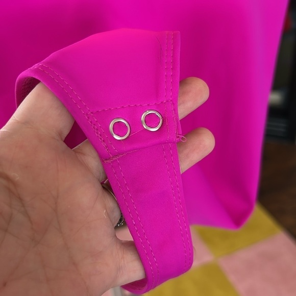 Good American Scuba Modern Tank Bodysuit Fuchsia Pink NWT Women’s Size 4X - Picture 11 of 17